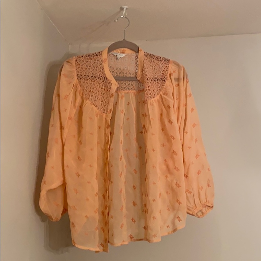 Lucky Brand Sheer Top